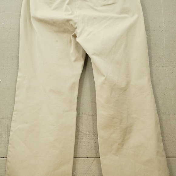 Eddie Bauer Slightly Curvy Fit Ladies 14 Petite Khaki Pants Slacks - Picture 6 of 7